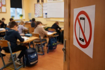 Lenkija ruošiasi uždrausti telefonus pradinėse mokyklose