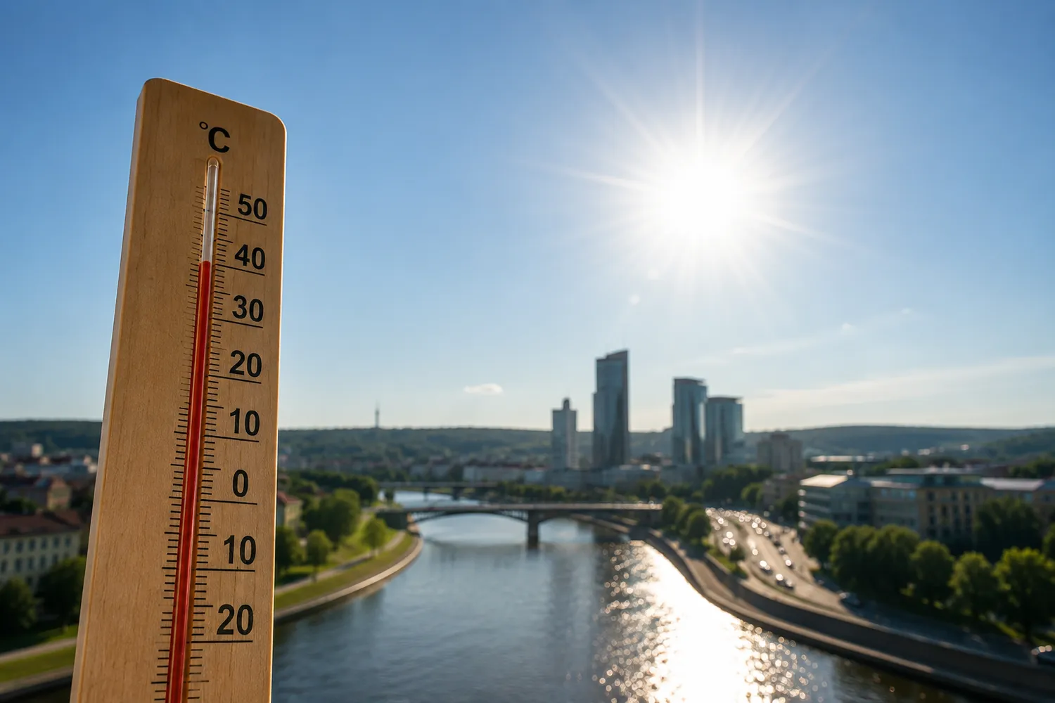 Karščio banga atkeliauja į Lietuvą