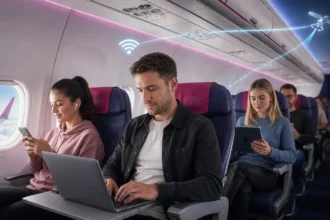 Wizz Air lėktuvuose bus Starlink internetas