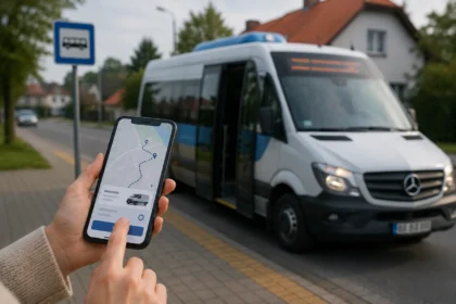 Paspaudžiate ir autobusas atvažiuoja jūsų paimti