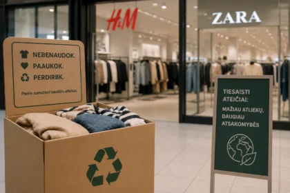Nebegalės naikinti drabužių