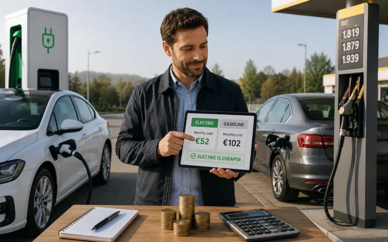 Elektromobiliai jau gali būti pigesni už benzininius