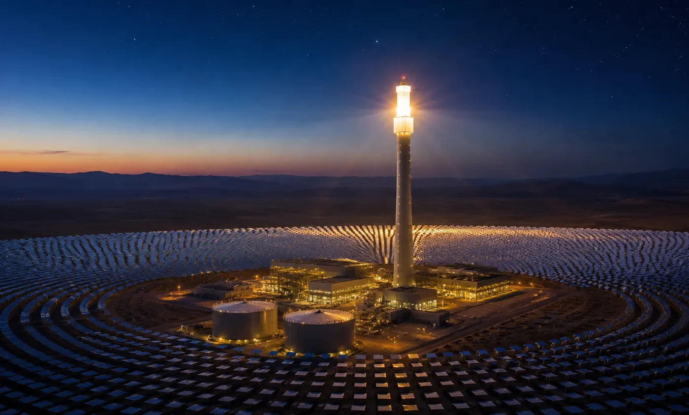 Saulės energija net naktį