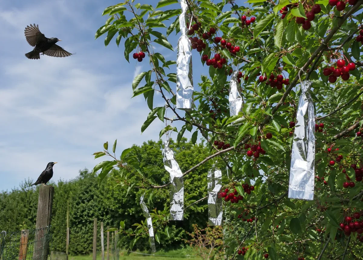 Folija atbaidys varnėnus