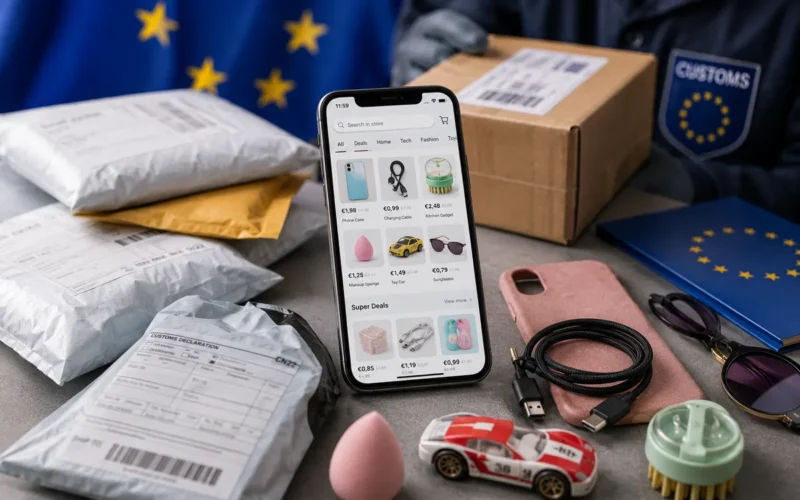 Pigūs pirkiniai iš interneto ilgą laiką atrodė kaip beveik neribotas smulkių radinių stalčius. Telefono dėklas už kelis eurus, žaislas vaikui, laidas, virtuvės smulkmena, kosmetikos priemonė ar drabužis, kurio kaina tokia maža, kad žmogus net nesvarsto – reikia ar nereikia. Į krepšelį patenka vienas daiktas, tada dar vienas, o po kelių savaičių pašto dėžutėje ar paštomate laukia siunta, kurią kartais pats pirkėjas jau būna pamiršęs. Tačiau Europos Sąjunga šį modelį pradėjo spausti iš kelių pusių iš karto. Naujausias signalas – rekordinė 550 mln. eurų bauda „AliExpress“ už tai, kad platforma, Europos Komisijos vertinimu, nepakankamai kovojo su neteisėtomis ir nesaugiomis prekėmis. Tai jau nebe vien kalba apie muitus ar pigesnes siuntas. Tai ženklas, kad ES pigių internetinių pirkinių rinką ima tvarkyti griežčiau: nuo kainos kasoje iki atsakomybės už tai, kas iš tikrųjų parduodama vartotojui. Pirkėjui tai reiškia paprastą dalyką: pigiausios prekės gali ne tik pabrangti, bet ir dažniau dingti iš pasiūlos, būti ilgiau tikrinamos arba keliauti kitu keliu – per sandėlius Europoje. O prekės, kurios kainavo vos kelis eurus, labiausiai pajus net mažą papildomą mokestį.