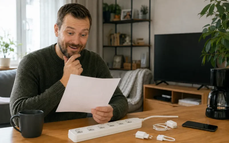 Vyras išjungė namuose visus budėjimo režimu veikiančius prietaisus