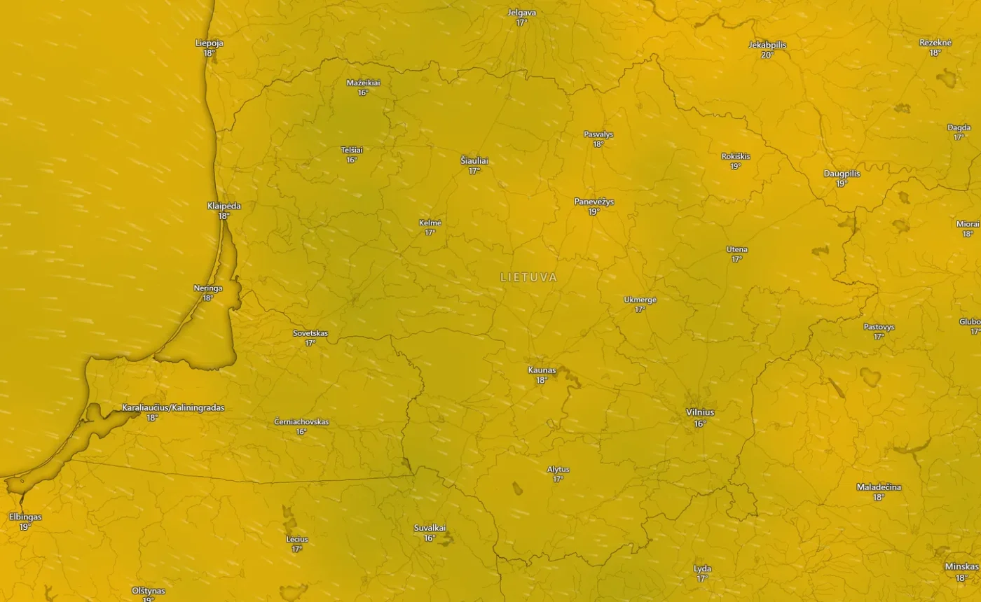 Liepos orai jaukia atostogų planus