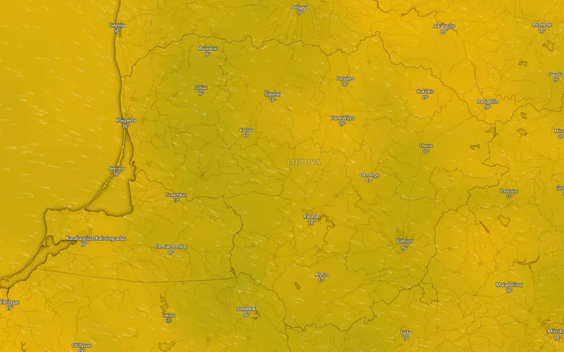 Liepos orai jaukia atostogų planus
