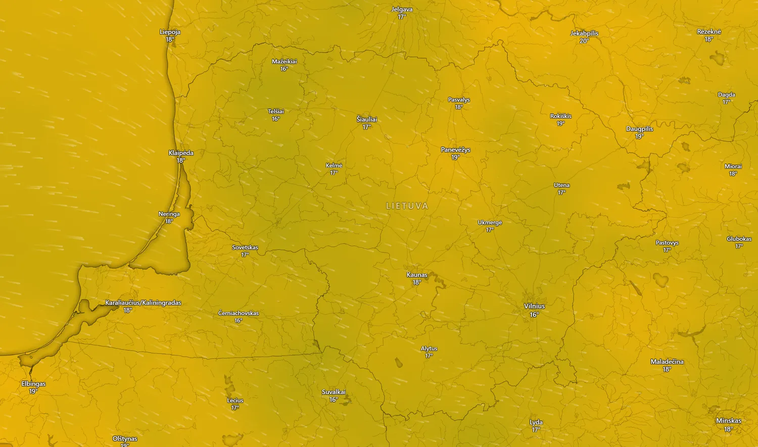 Liepos orai jaukia atostogų planus