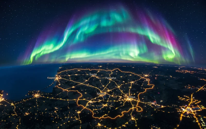 Magnetinės audros savaitės pradžioje