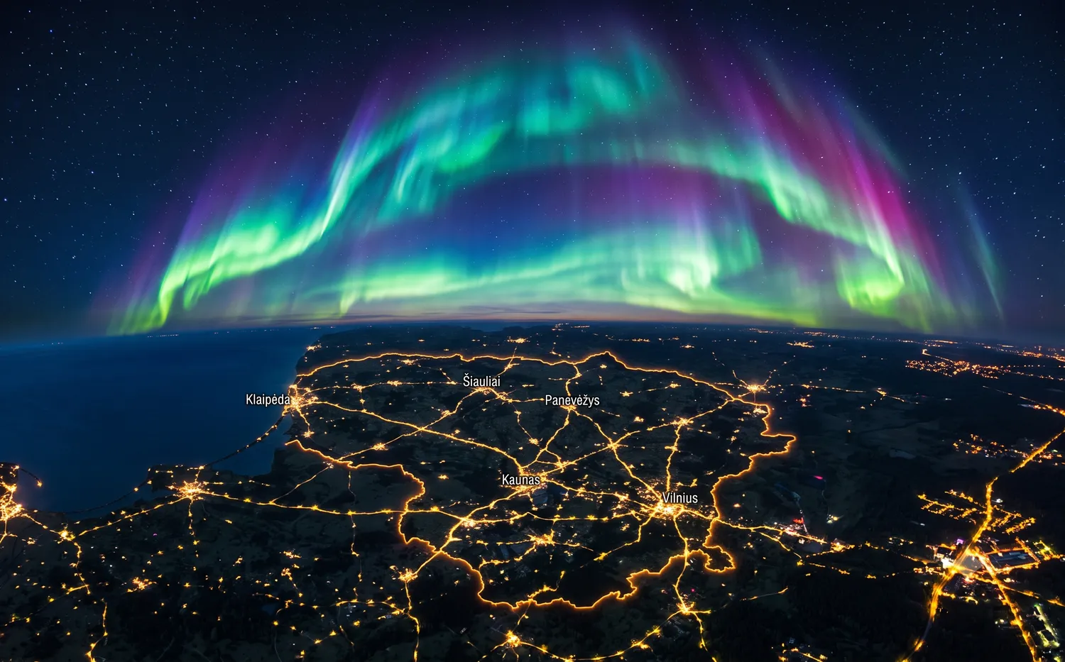 Magnetinės audros savaitės pradžioje