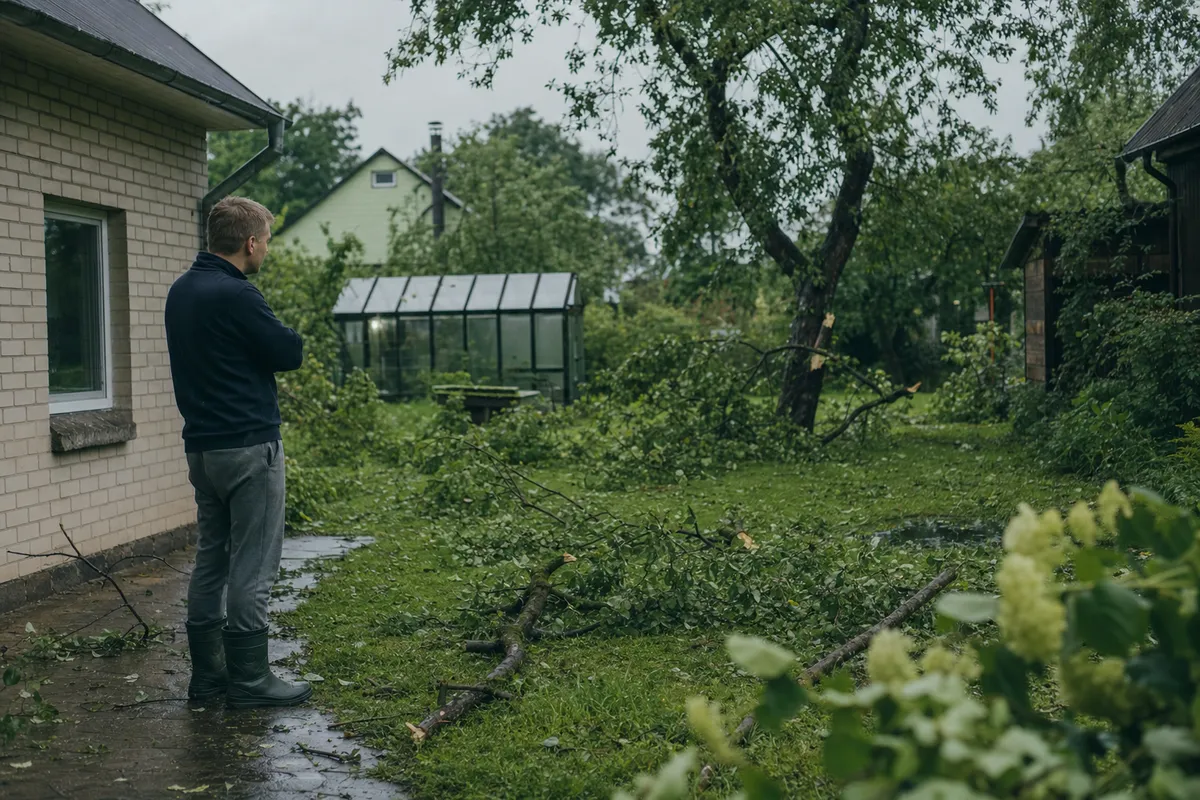 Lietus nutilo, o jūs jau einate į kiemą: po audros skubėti pavojingiausia