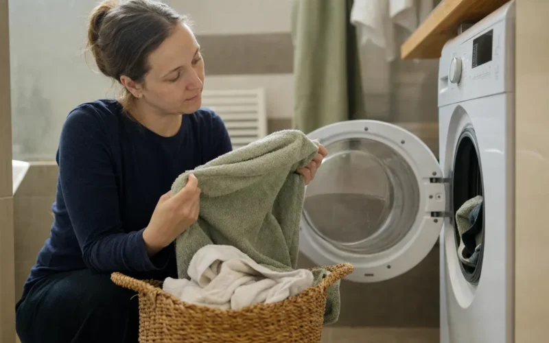 Rankšluostis minkštas ir kvepia, bet vandens nebesugeria – kaltas gali būti įprastas skalbimo žingsnis
