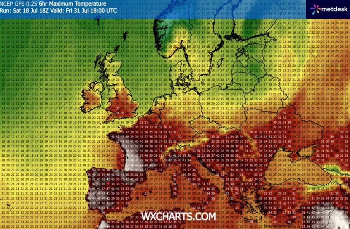 Pietų Europa vėl stipriai įkais