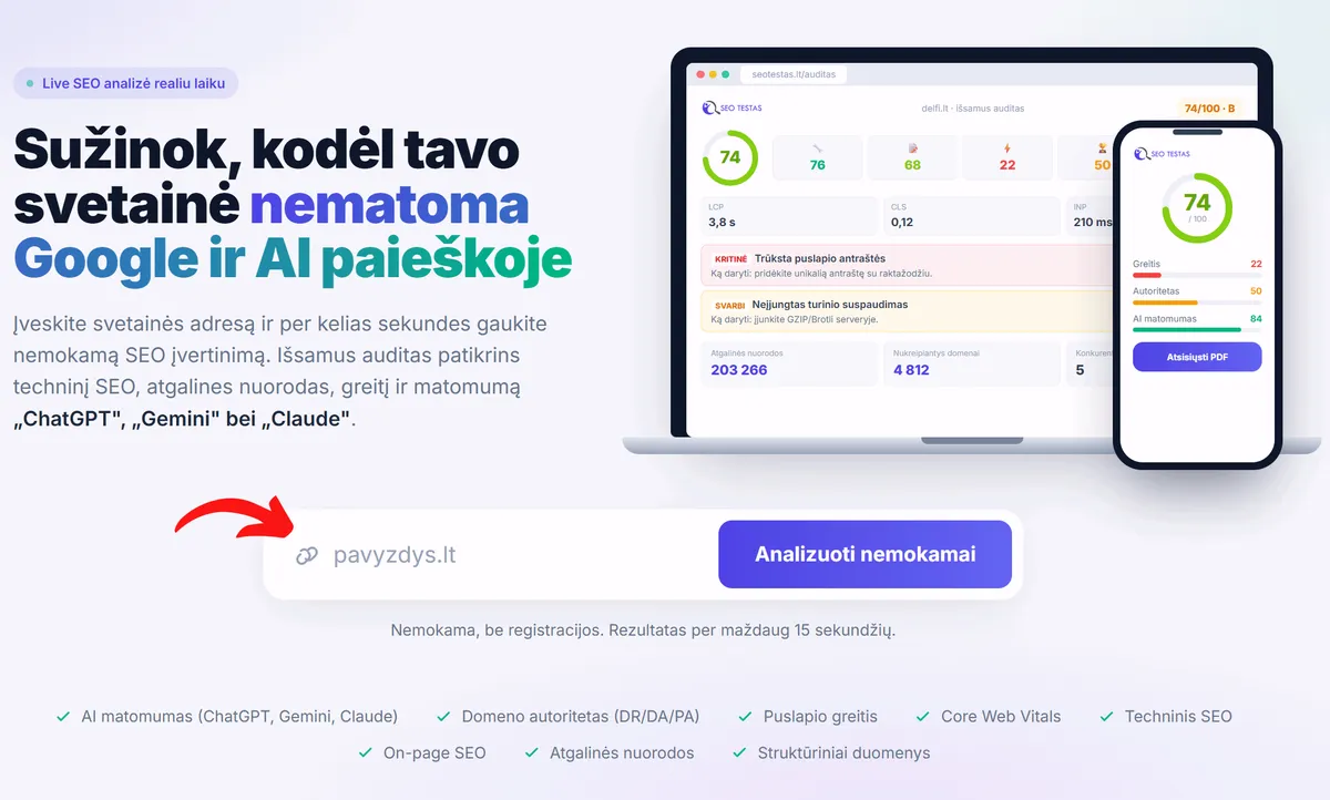 SEO įrankis