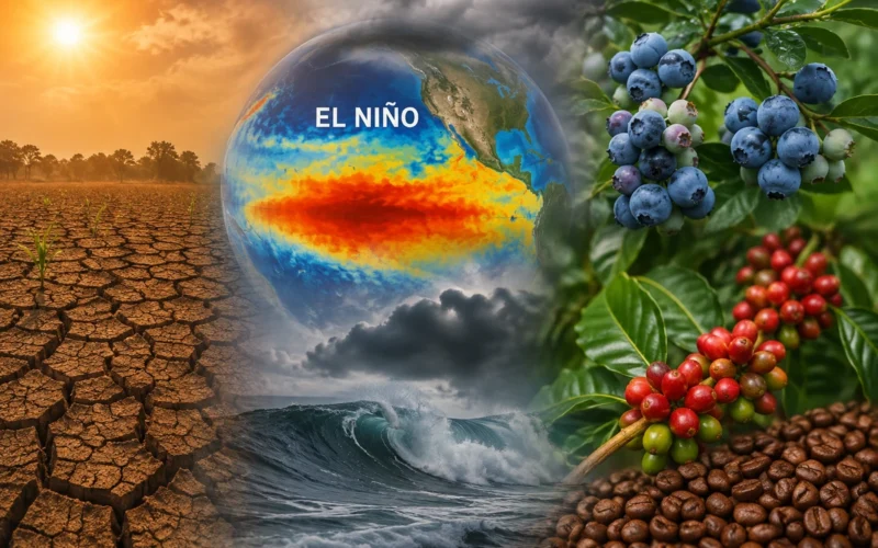 Rekordinis El Ninjo gali smogti mėlynių ir kavos kainoms