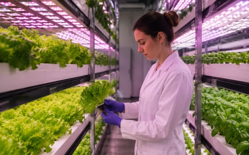 Daržovės auginamos laboratorijose