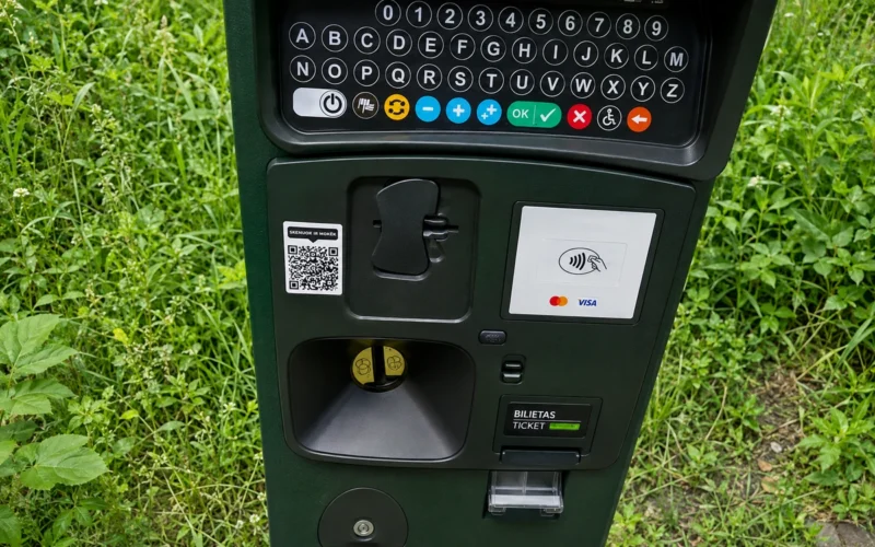 Sukčiai taikosi į vairuotojus prie parkomatų