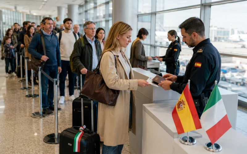 Spānija vairs negaidīja svētdienu: pasažierus no Itālijas jau aptur lidostās un ostās