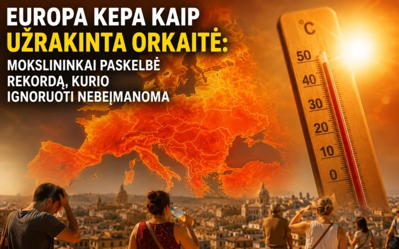 Europa kepa kaip orkaitėje