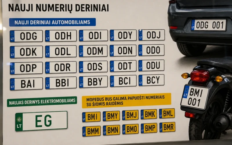 Nauji numerių deriniai