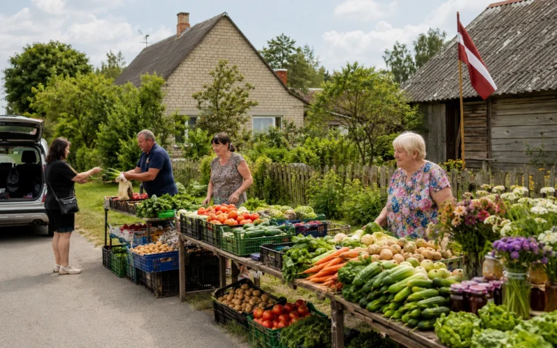 Kodėl kaimynai nebijo parduoti savo agurkų ir obuolių?