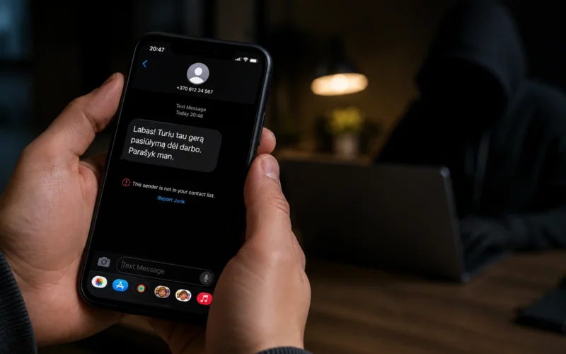 Ar atsakinėjate į nepažįstamų žmonių SMS žinutes?