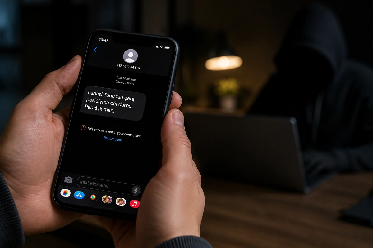 Ar atsakinėjate į nepažįstamų žmonių SMS žinutes?