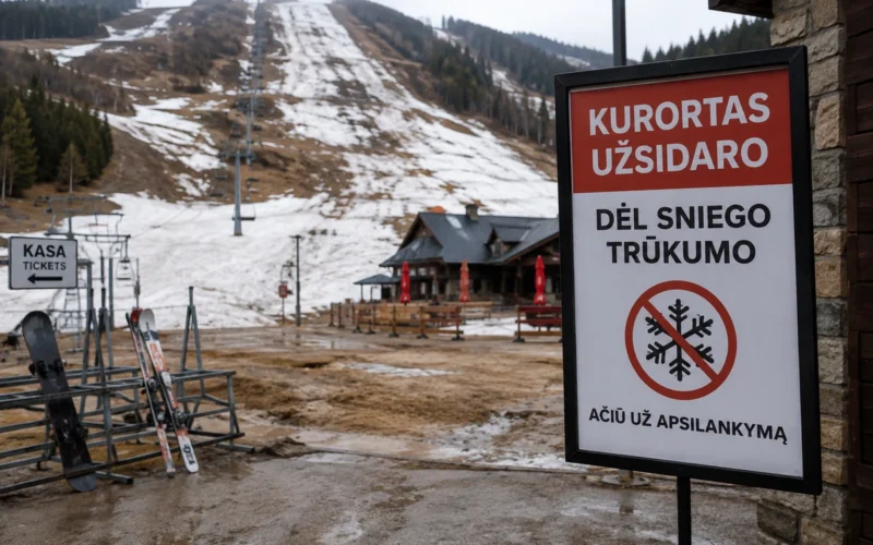 Eiropā slēdz slavenu slēpošanas kūrortu: sniega vairs nepietiek pat tur, kur ziema šķita mūžīga
