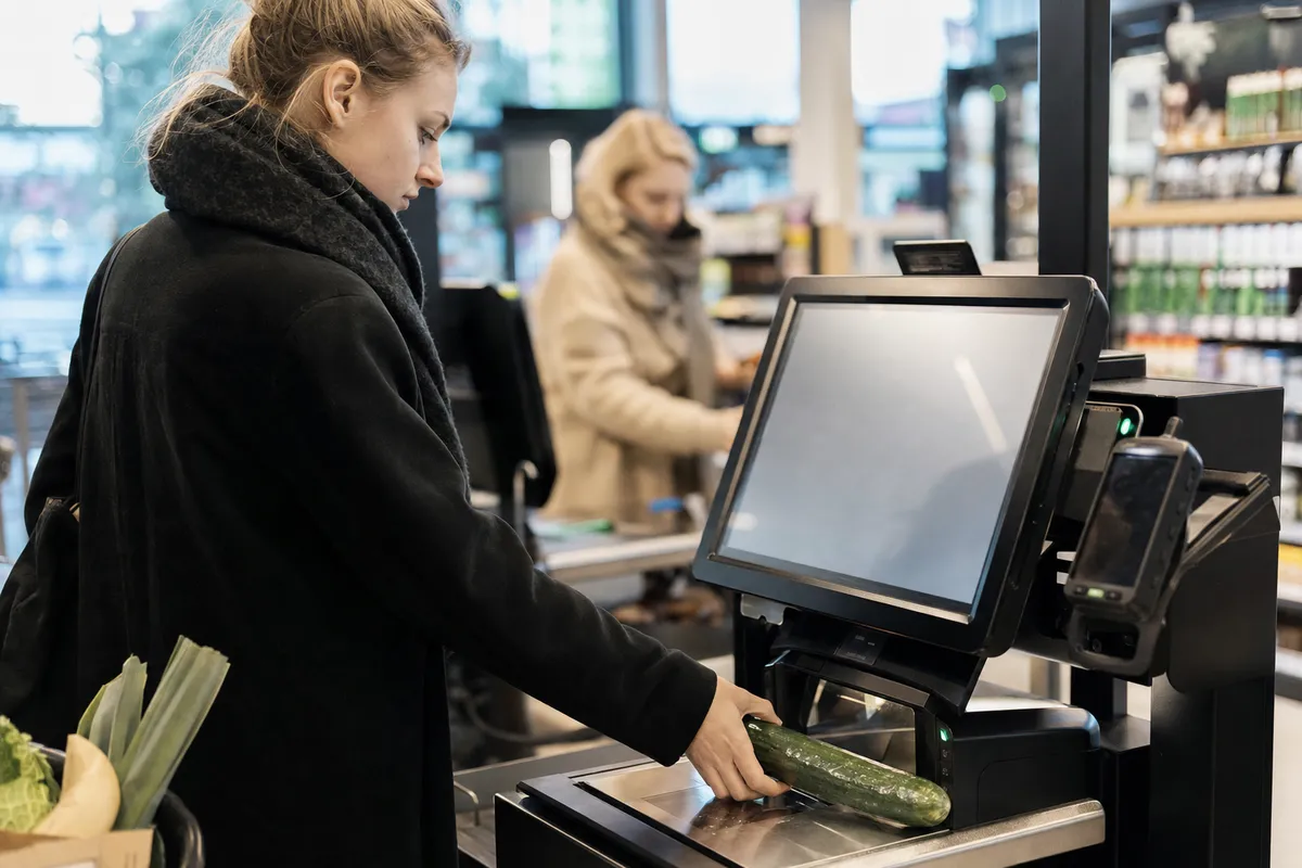 Savitarnos kasoje padėsite agurką, o ji pati pasakys, kas tai: Lietuvos parduotuvėse jau bandoma naujovė
