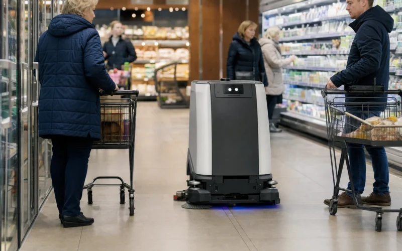 Daugelis parduotuvių atsisako valytojų, juos keičia išmanieji valymo robotai
