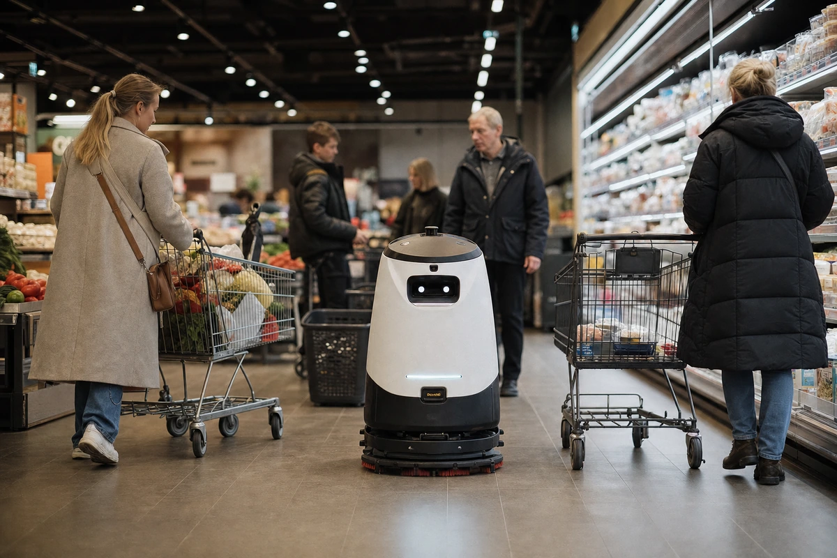 Daugelis parduotuvių atsisako valytojų, juos keičia išmanieji valymo robotai