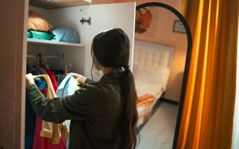 Skapis pilns drēbju, bet nav ko vilkt: palīdzēs rudenīga šķirošanas metode