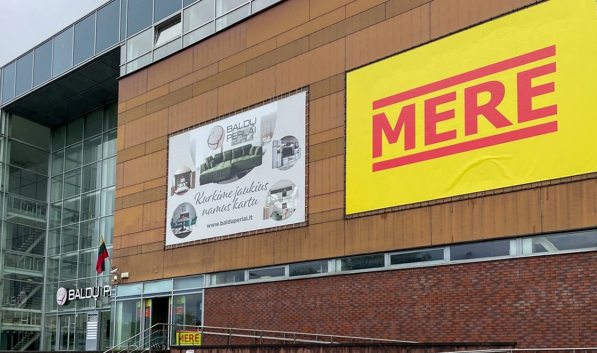 Uždarytos Mere parduotuvės