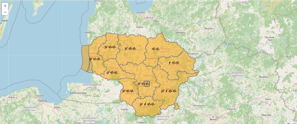 Oranžinis perspėjimas