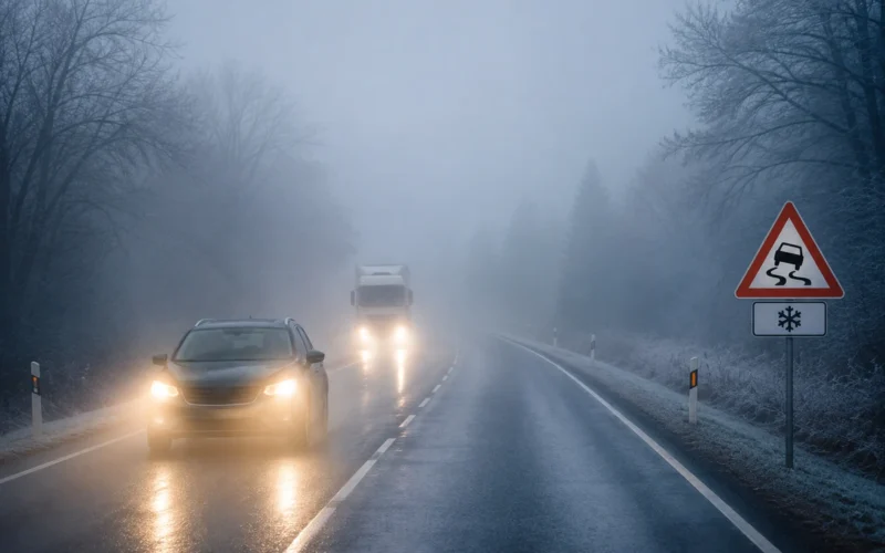 Vairuotojams verta ruoštis ne sniegui, o šiam reiškiniui