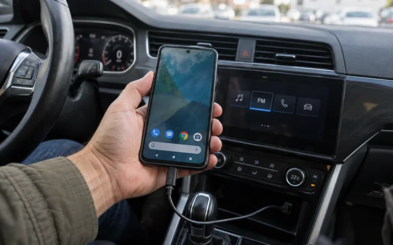Kodėl automobilyje neveikia Android auto?