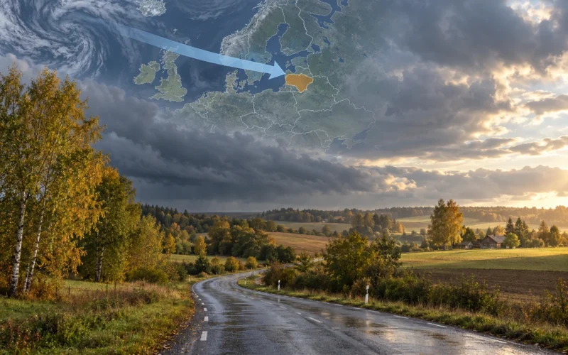 Kitą savaitę Lietuva pajus Atlanto oro lūžį