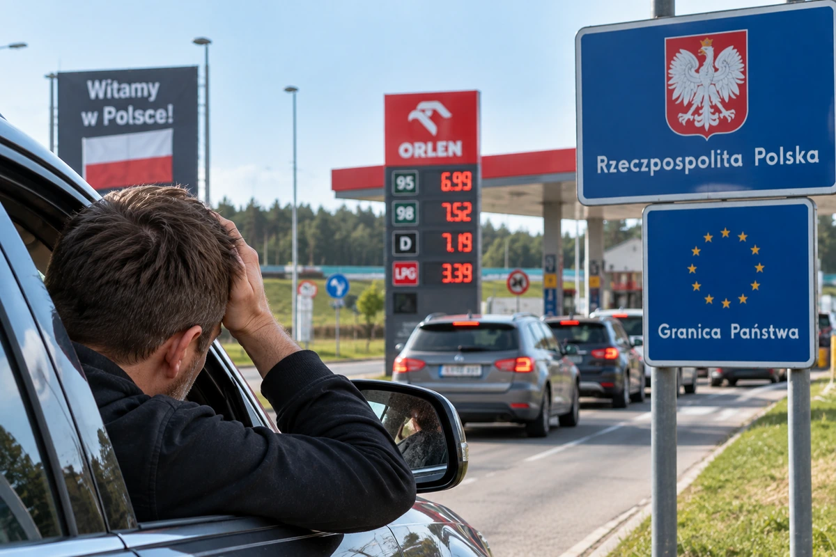 Užsipilti degalų Lenkojoje?
