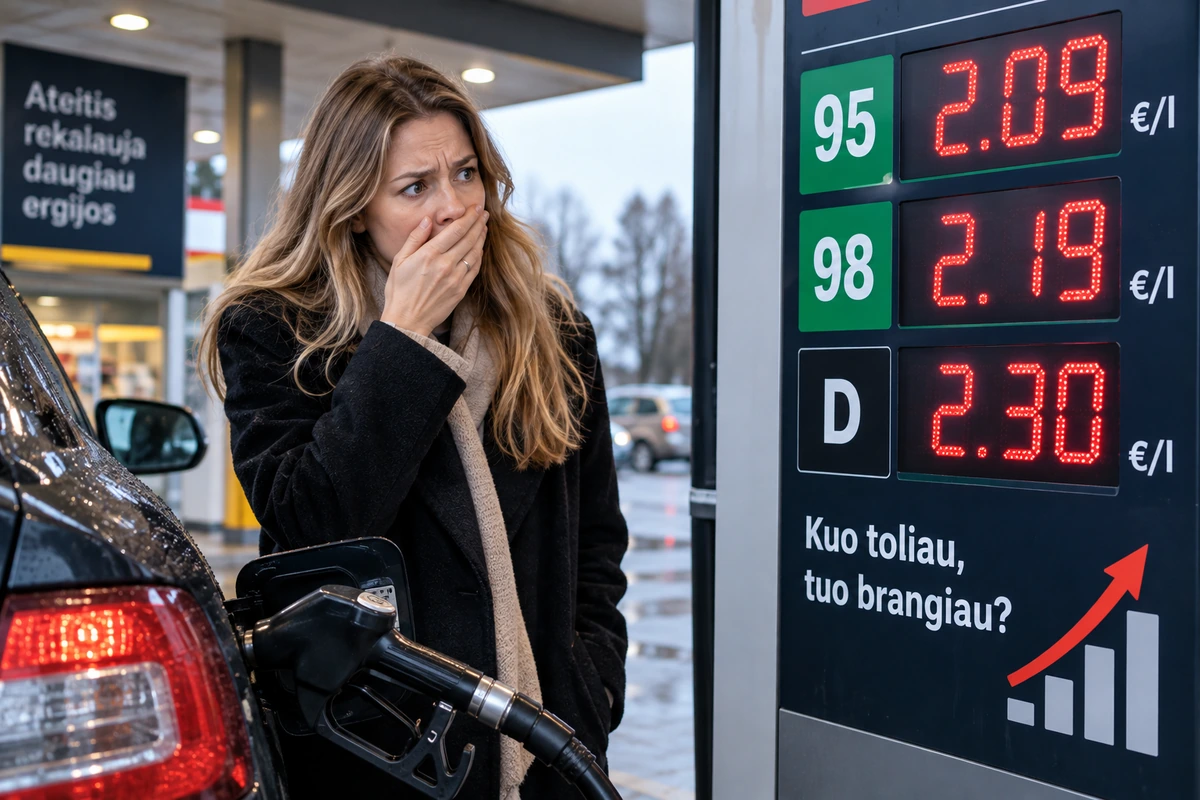Degvielas cenas sasniegušas „kosmosu“. Dīzeļdegviela jau maksā 2,30 eiro par litru, bet benzīns jau pārsniedzis 2,00 eiro robežu. Ziemā to izjutīsim arī pārtikas cenās
