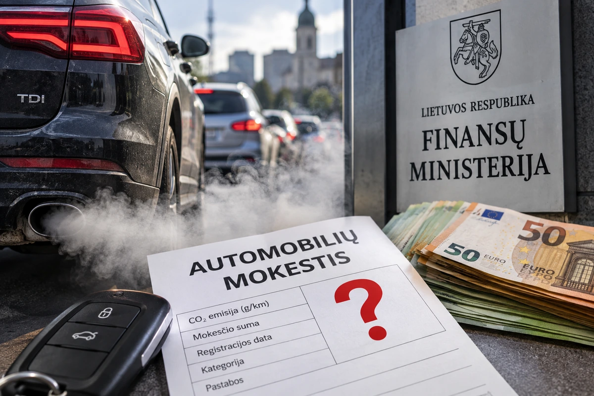 Naujas automobilių mokestis gali turėti absurdišką spragą