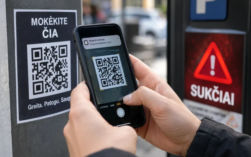 Pavojingi QR kodai