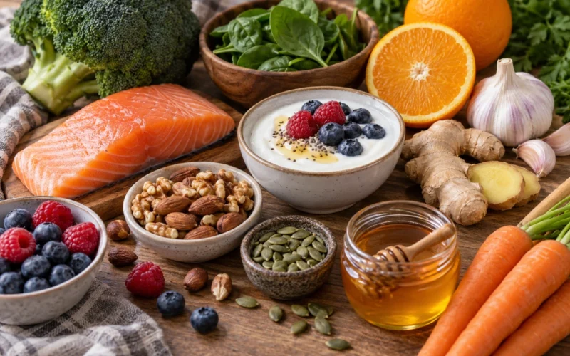 Imunitāte nepasliktinās vienas dienas laikā: 9 produkti, kurus vērts ēst regulāri
