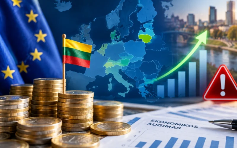 Lietuva atsidūrė tarp sparčiausiai augusių šalių