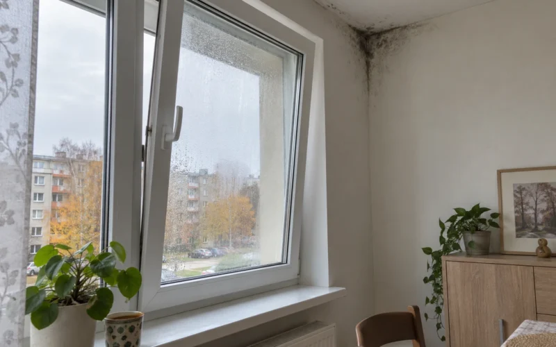 Namų vėdinimas gali iššaukti pelėsį
