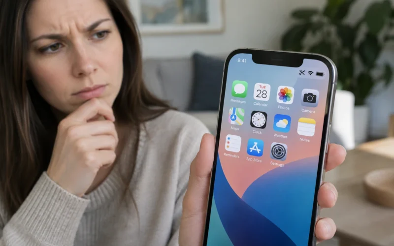 „iPhone“ augšdaļā parādījies šķēru simbols? Daudzi lieki nobīstas – lūk, ko tas nozīmē