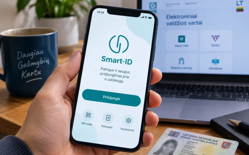 Nuo spalio keičiasi „Smart-ID“ registracija