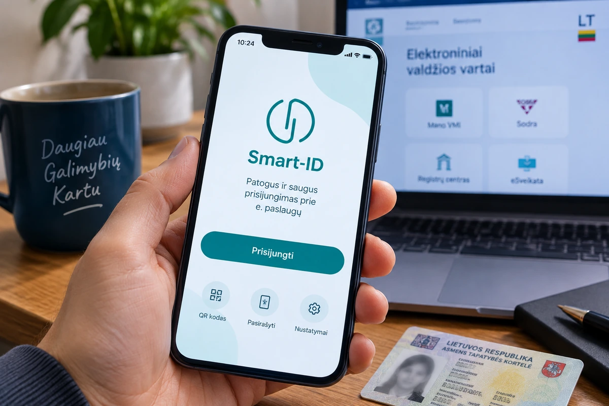Nuo spalio keičiasi „Smart-ID“ registracija