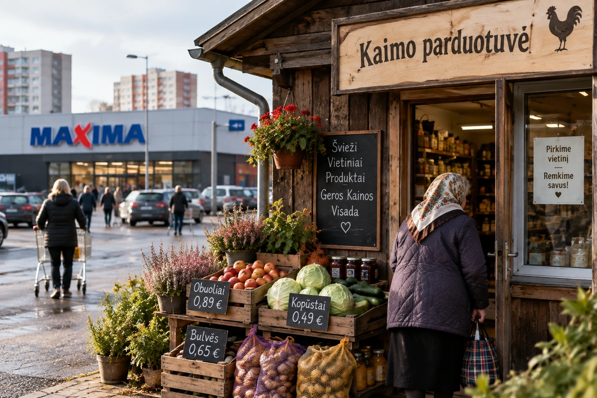 Lauku veikalā dažas preces var maksāt lētāk nekā Viļņā – iemesls nebūt nav tas, par ko jūs domātu