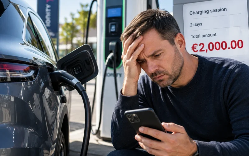 Divas elektromobiļa uzlādes dienas īpašniekam izmaksāja 2000 eiro: kas notika?